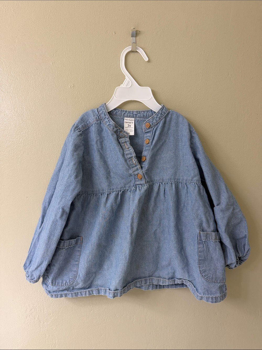 OshKosh B'gosh Light Blue Denim Tunic Blouse